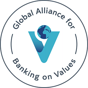 Global Alliance for Banking on Values logo.